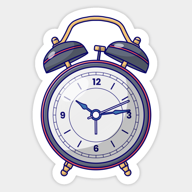 Alarm Clock Sticker by KH Studio